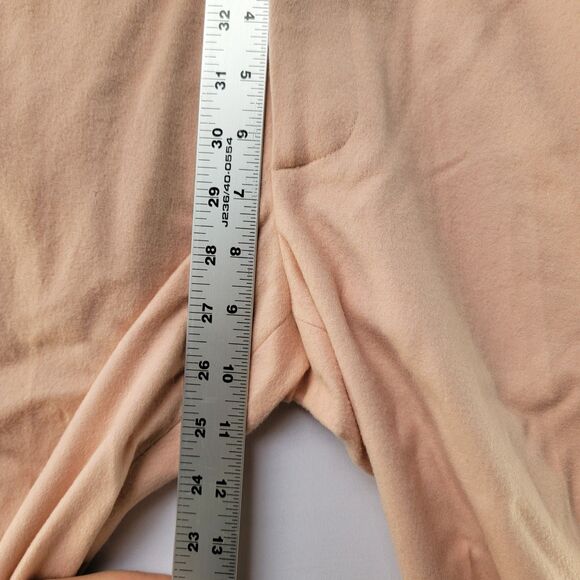 Chaiken Pink Wide Leg Pants Pull-On Side Pockets Runway Sample Women's Size M - Picture 9 of 10